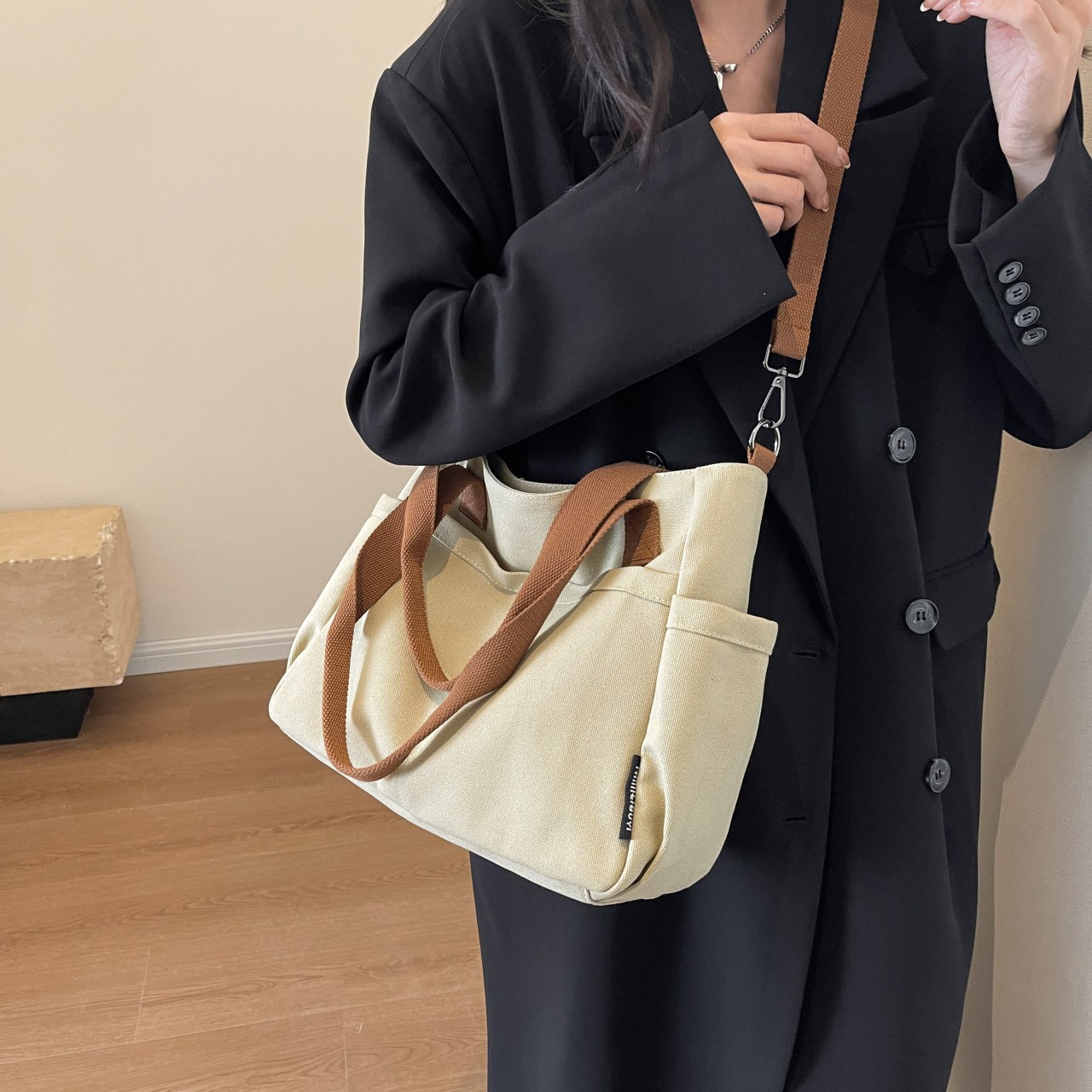 Canvas Tote Bag – Multi-Pocket Large Capacity Commuter Bag 8 O1CN01E3jUph2J6tFfsKQeI 2217432819373 0 cib -bag
