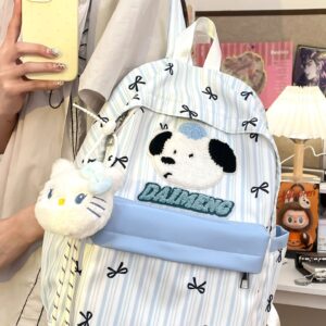 Student schoolbag Japanese Korean version trendy new cute girl schoolbag cartoon cat large capacity class casual backpack