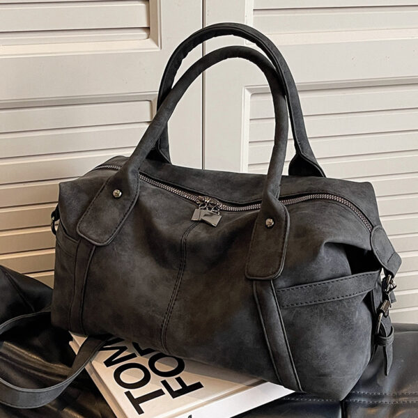 Large-capacity bag 2023 new casual and versatile texture one-shoulder crossbody business trip luggage bag women's handbag